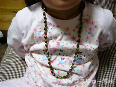 数珠玉のネックレス