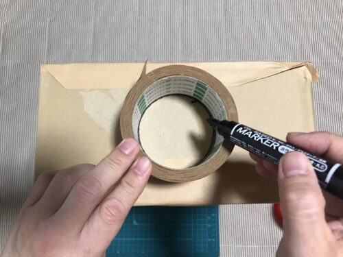 丸い円を書く