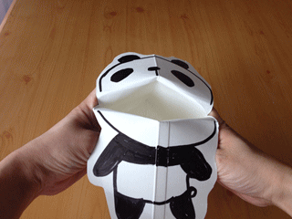 牛乳パックパック人形の作り方