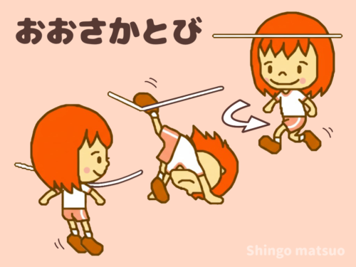 ゴム段大阪跳び