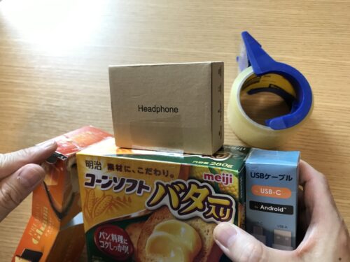 頭のパーツを貼り付ける