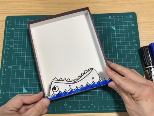 箱に合わせてみる