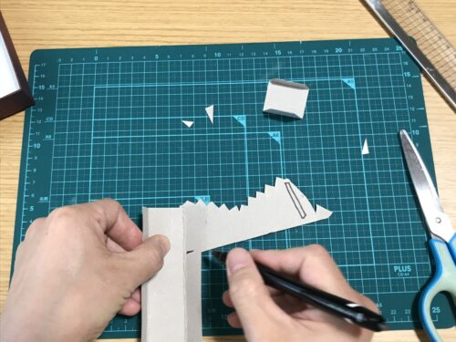 反対側も口の高さに