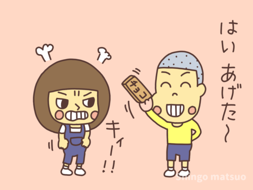 はい、あげたと上に上げる