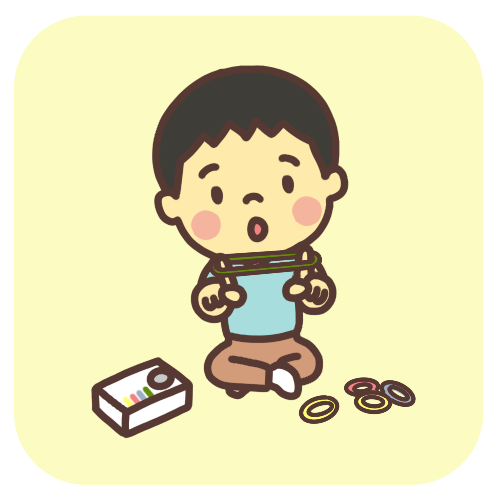 輪ゴムの工作と遊びまとめ
